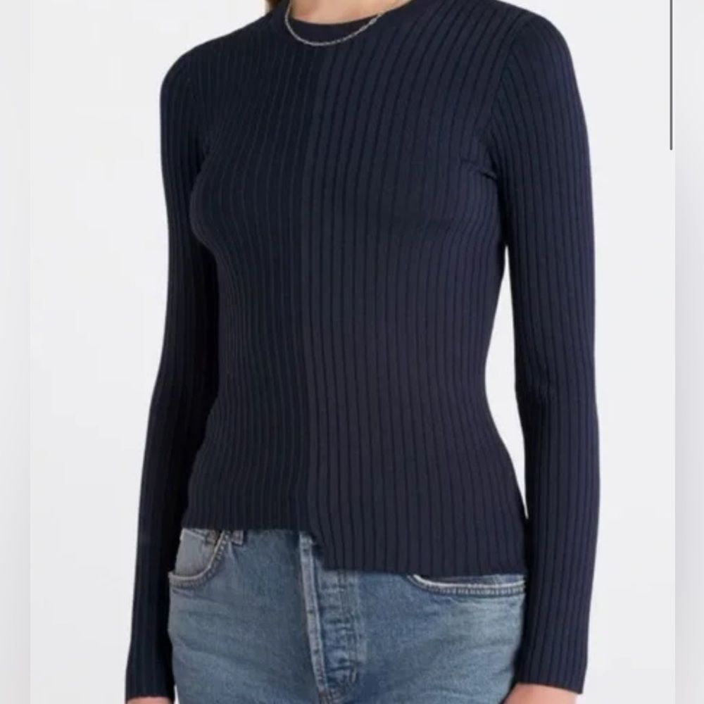 NWOT Pistola Betty Fitted Asymmetrical Sweater